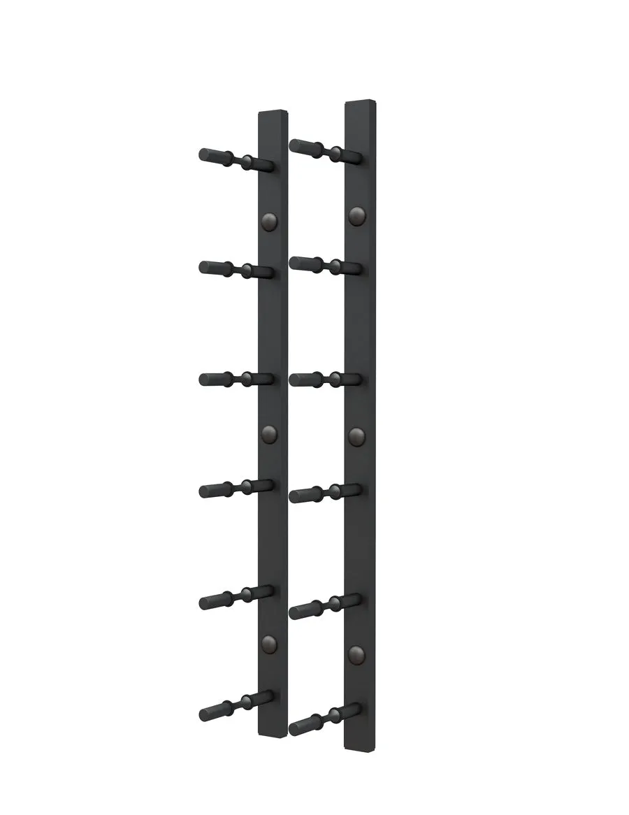 HZ Wall Rails - 2FT Metal Wine Rack (6 To 18 Bottles)