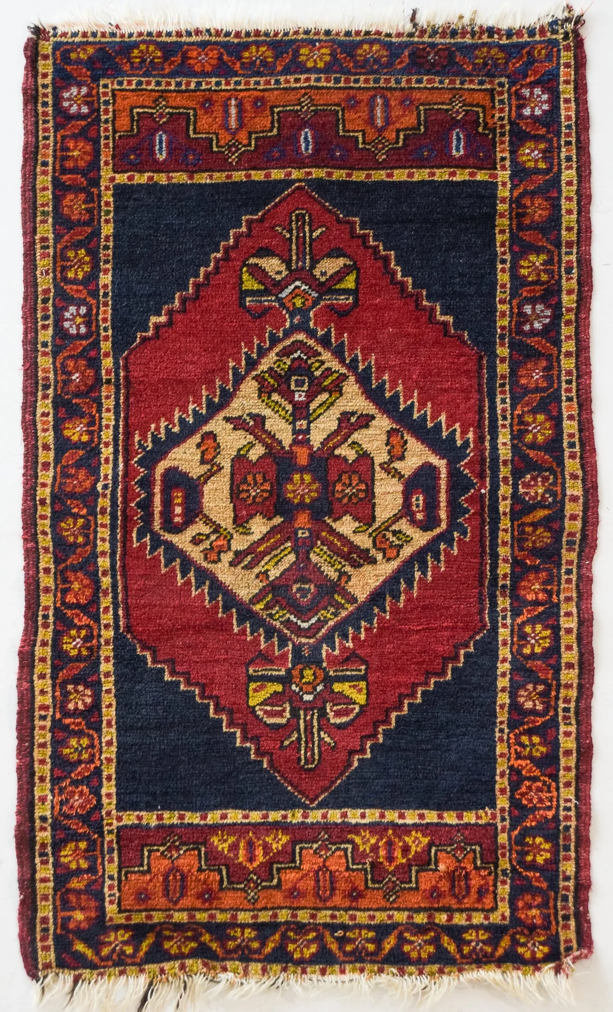 Interesting Handwoven - Oriental Tribal Rug