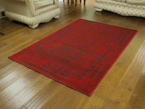 Isfahan Distressed Rug, Red, 120 x 170 cm ( RUG198/170 )