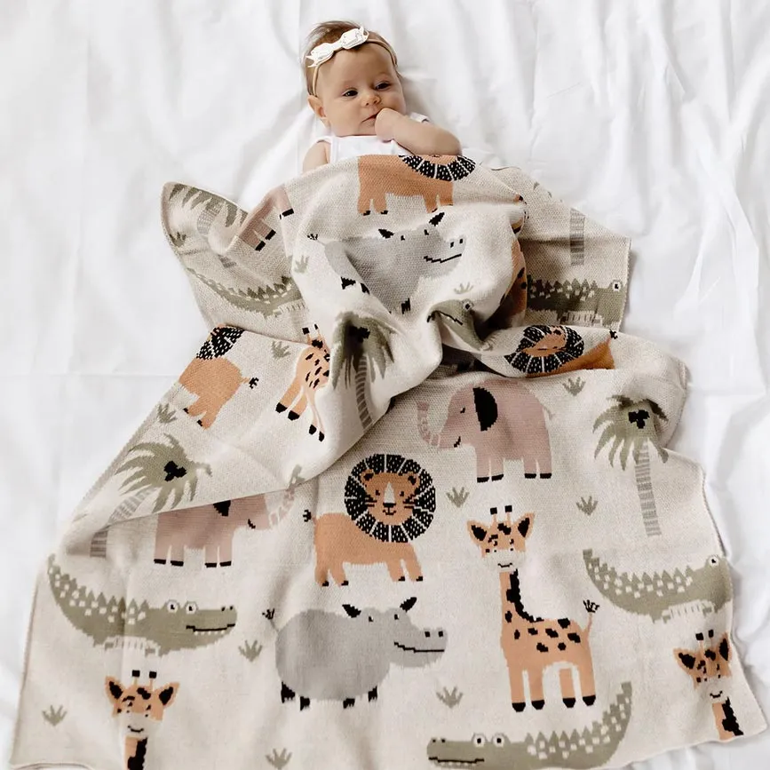 Jungle Safari Baby Blanket