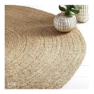 Lana Handwoven Bleach Round Rug 190cm