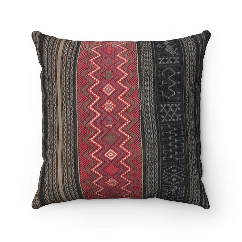 Li Tribe Inspired (Central Asia) Tribal Pillows Vintage Antique Throw Pillow Ethnic Pillow