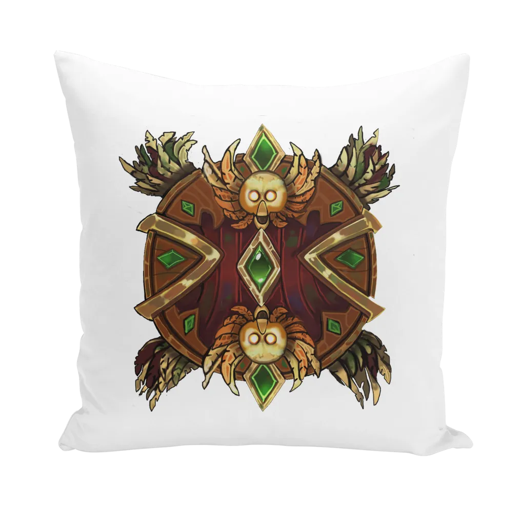 Magic Counter Shield Throw Pillows