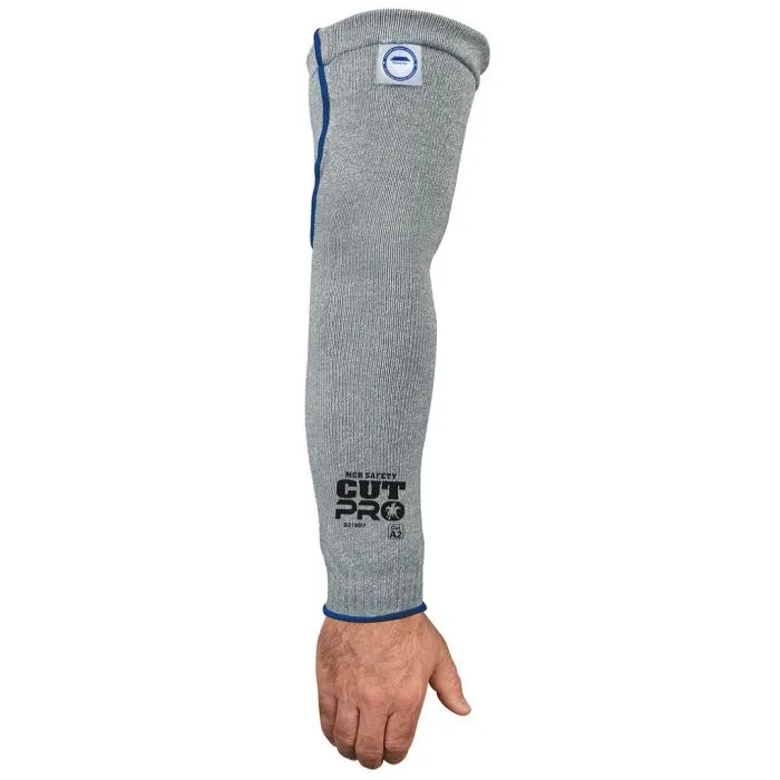 MCR Safety Cut Pro 9318D7 7-Gauge Dyneema Cut Resistant Sleeves, 18 Inch, 1 Each