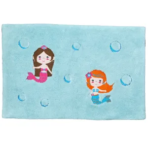 Mermaid Bedroom or Bathroom Rug - 30x20 in