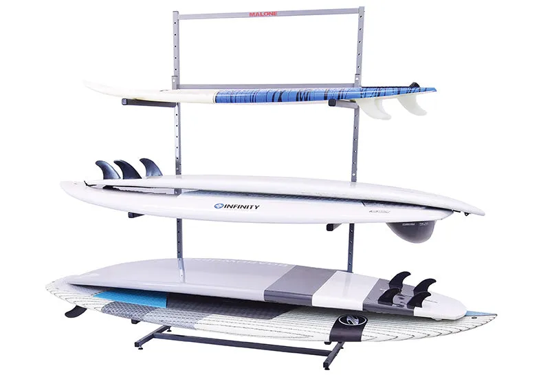 Metal Free-Standing Rack | 3-6 Surfboards or SUPs