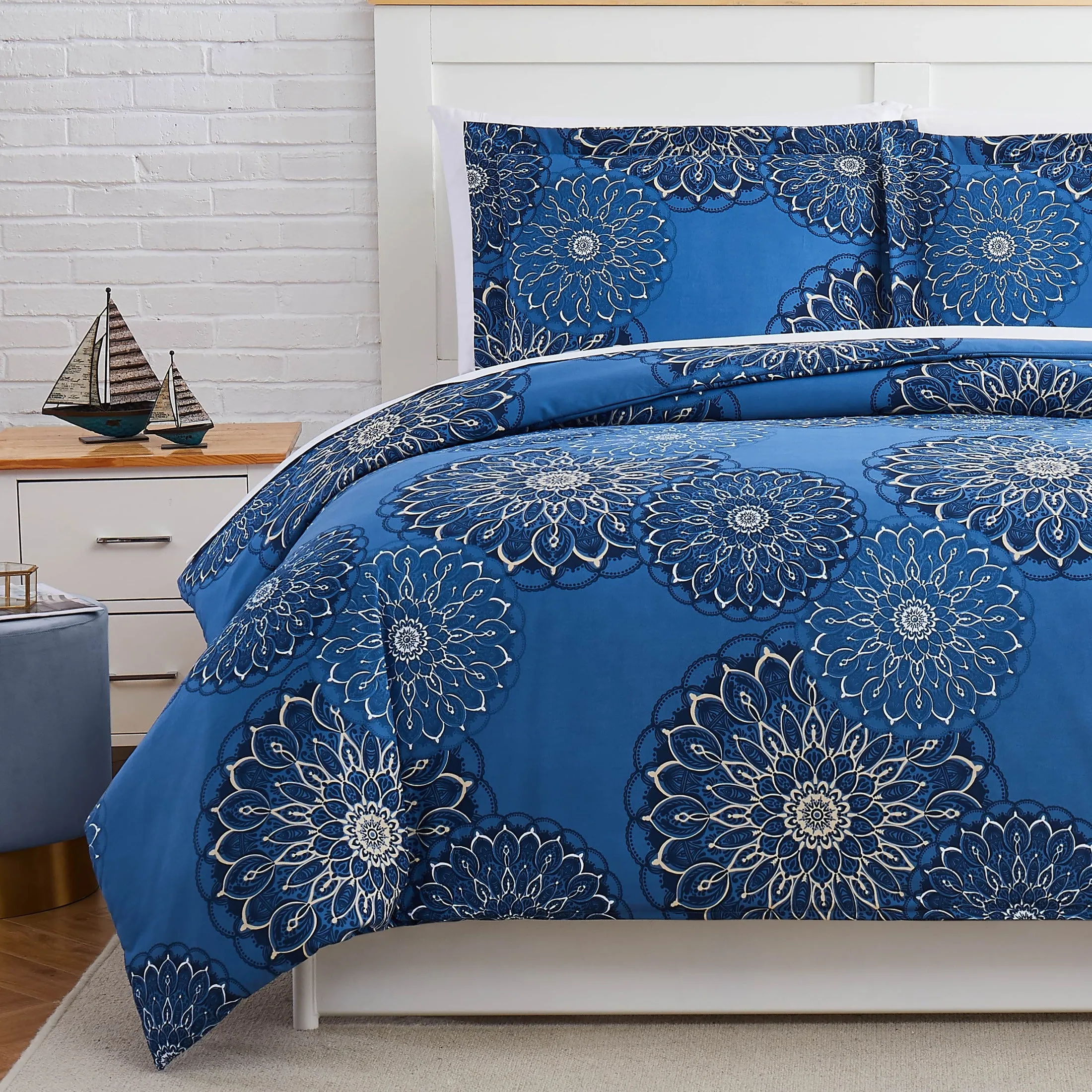 Midnight Floral Comforter Set