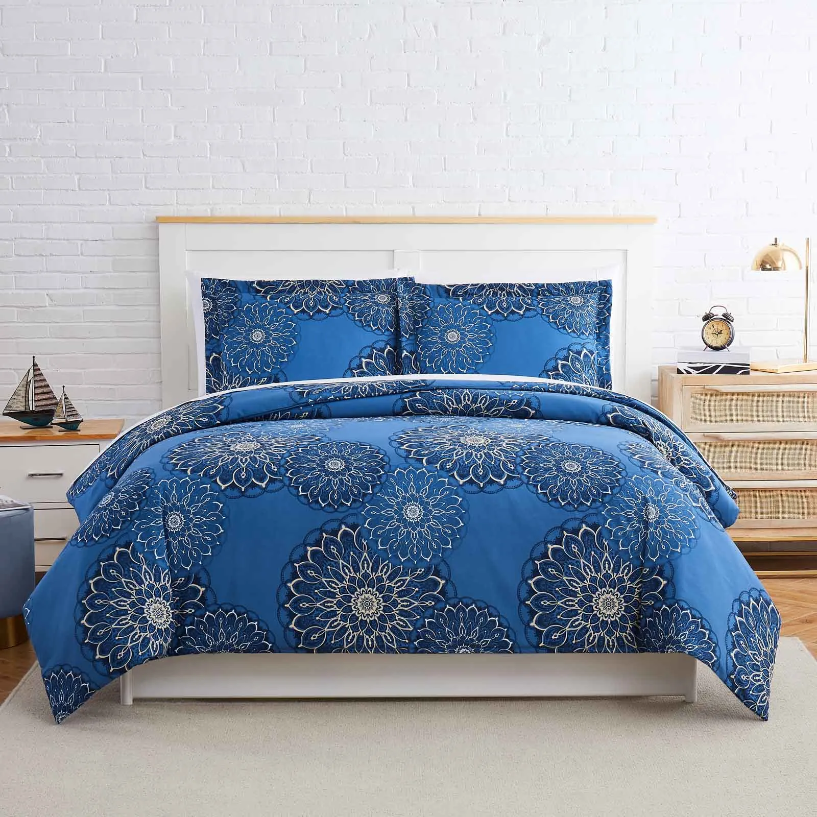 Midnight Floral Comforter Set