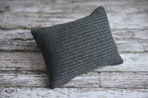 Mini Pillow with Cover - Perforated - Twotone Charcoal