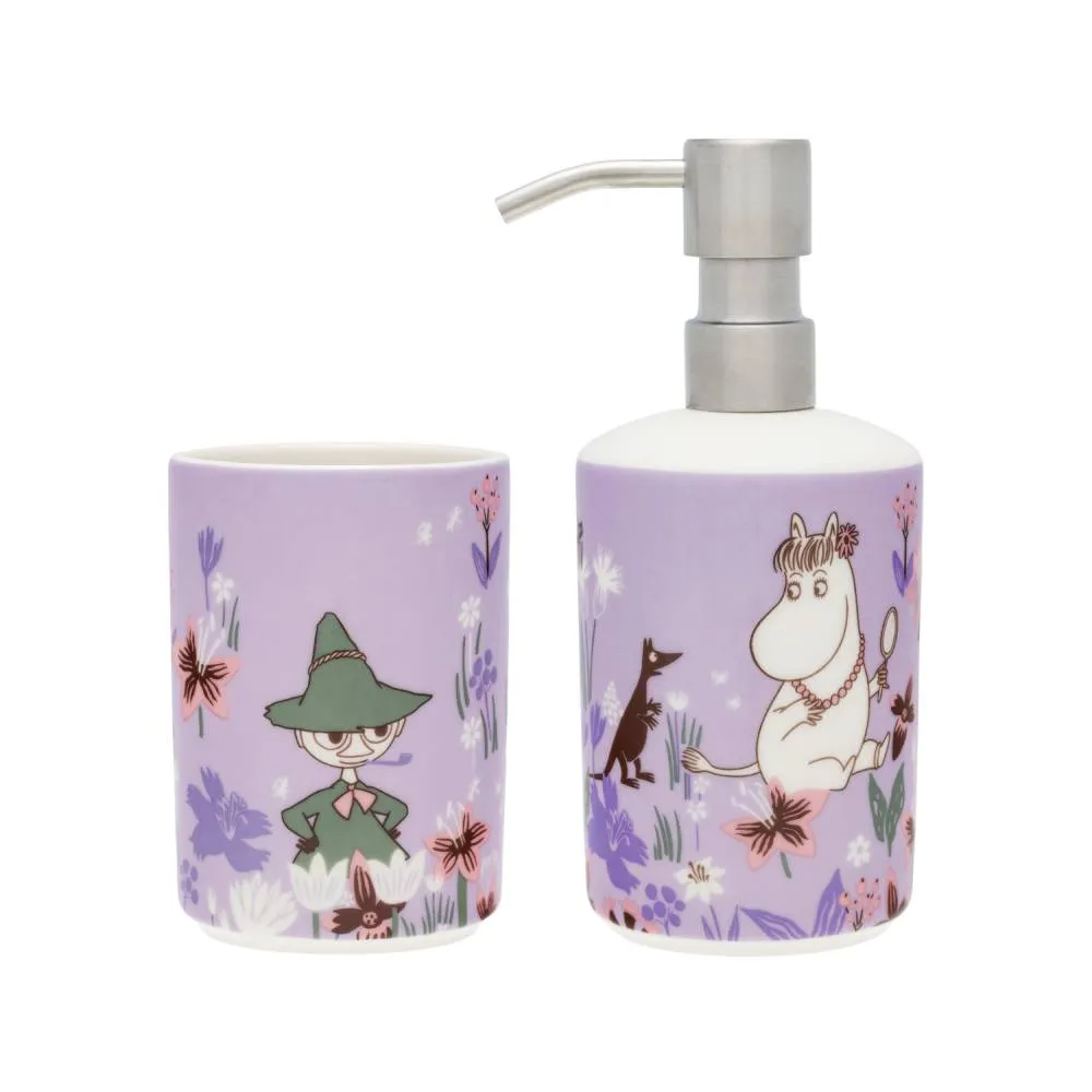 Moomin Flower Garden Bathroom 2-set - Moomin Arabia