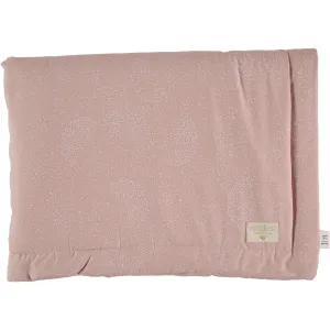 nobodinoz Laponia Blanket Small White Bubble/ Misty Pink