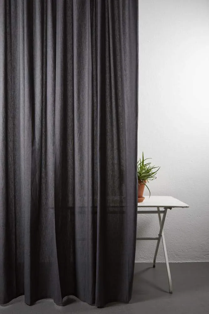 Outdoor Curtains "Shade" in Grey Color