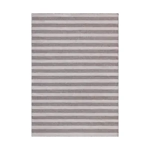 OVERSTOCK RUG - Loloi Charlie Silver / Bark Rug - 3'6" x 5'6"