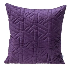 Parkland Collection Delta Purple Square Throw Pillow