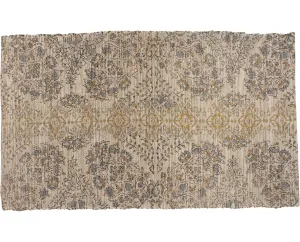 Patina Vie Printed Cotton Jute Area Rug