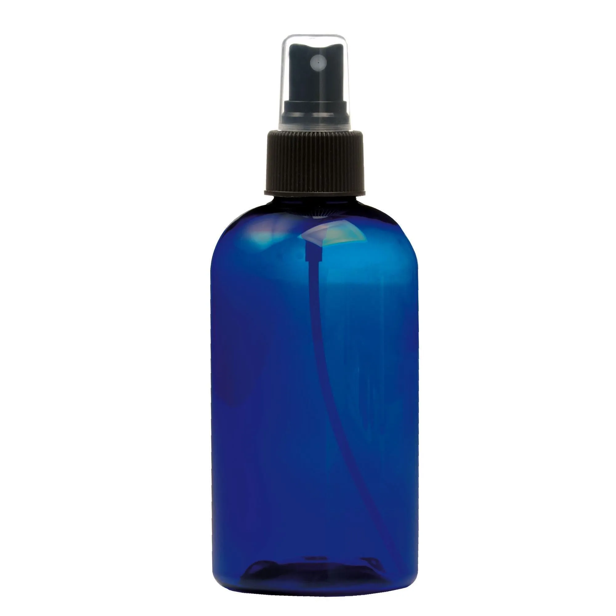 PET Bottle with Atomizer / Cobalt Blue