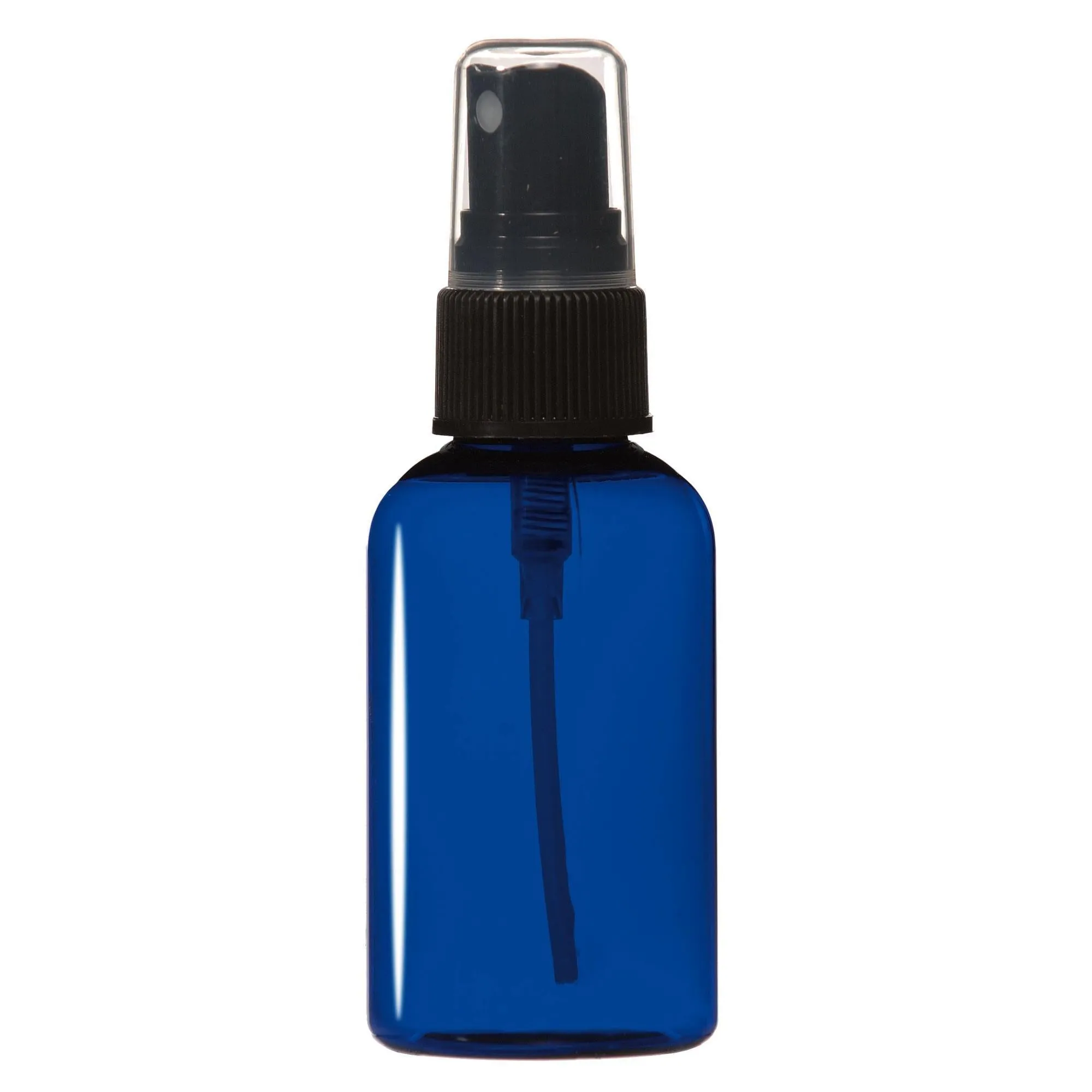 PET Bottle with Atomizer / Cobalt Blue