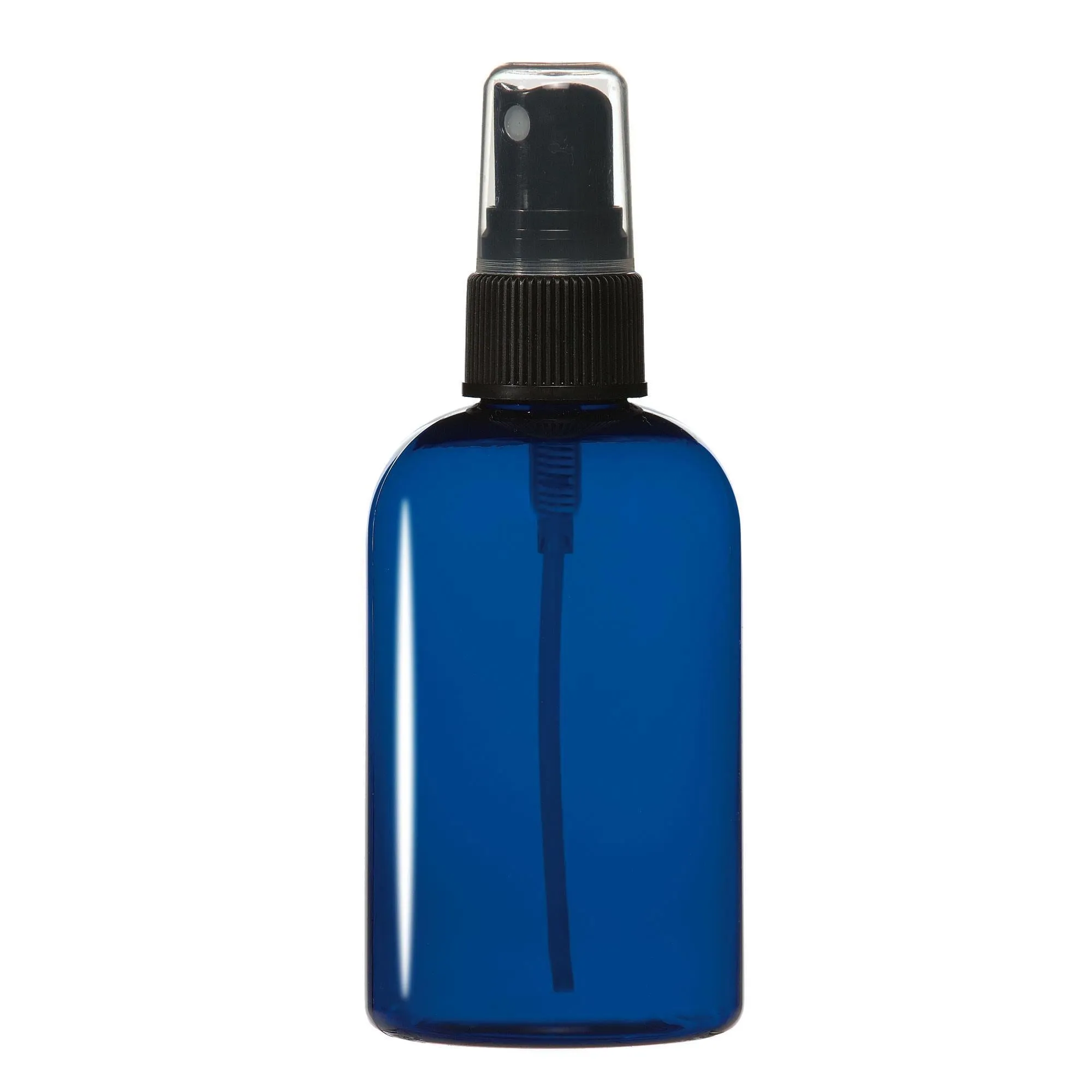 PET Bottle with Atomizer / Cobalt Blue