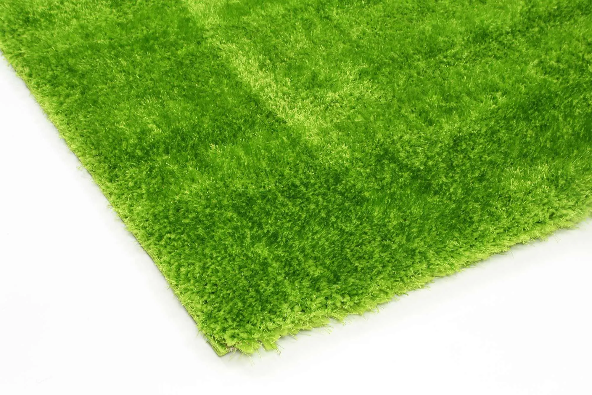 Puffy Soft Shaggy Grass Green 200x290 cm