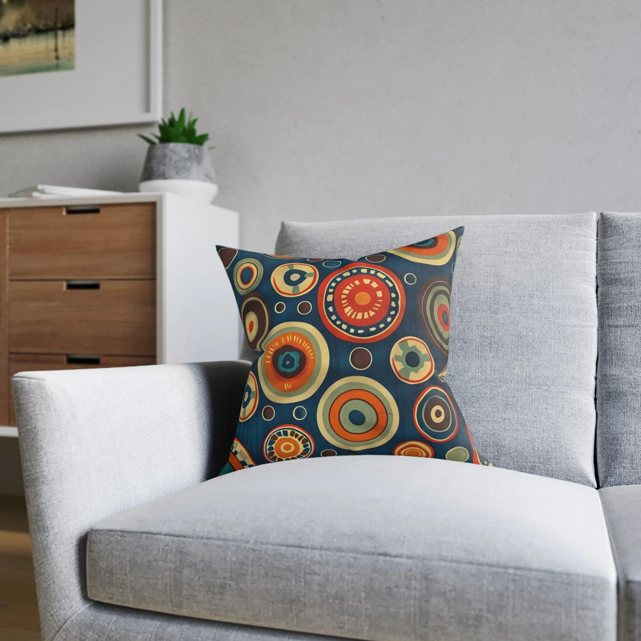Retro 1 - Square Pillow - UK
