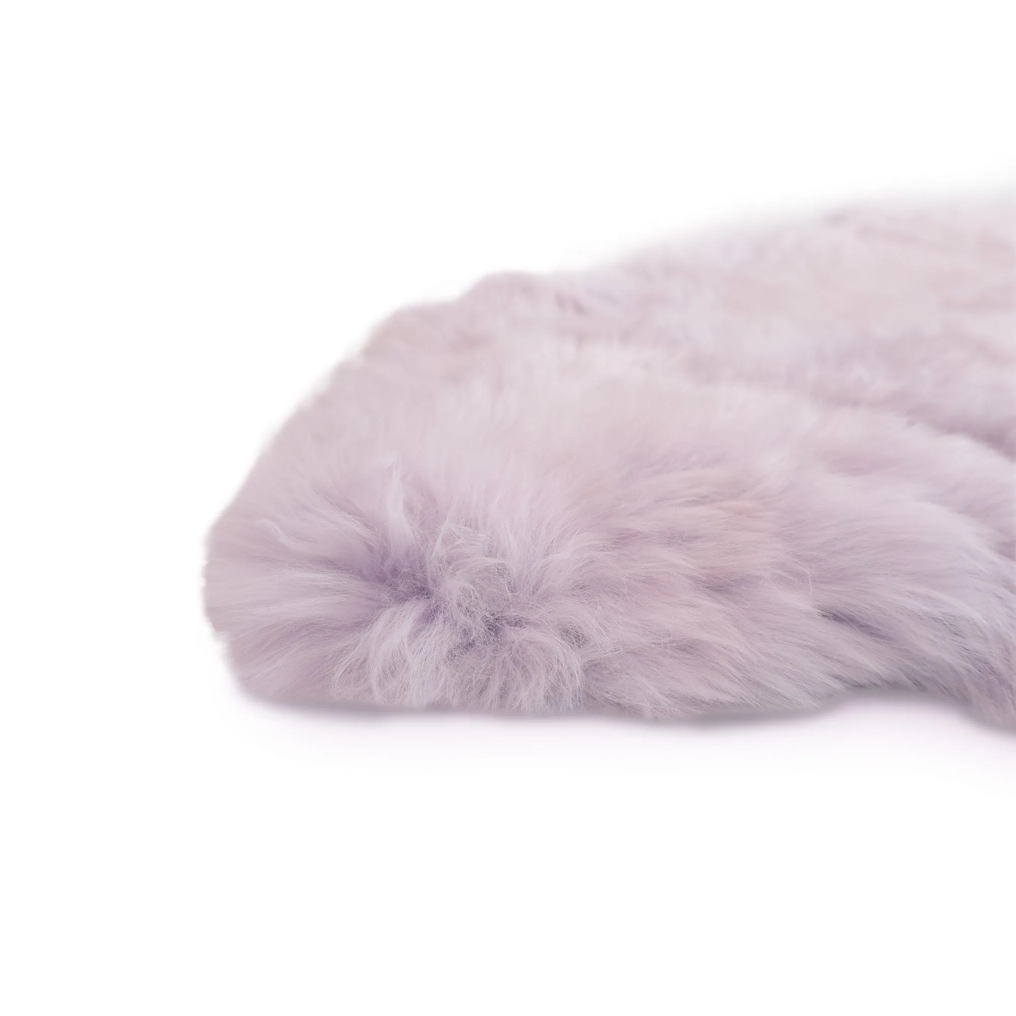 Sheepskin Rug - Lilac (Pink) - XXL - Long Wool Rug Australian Merino Sheepskin