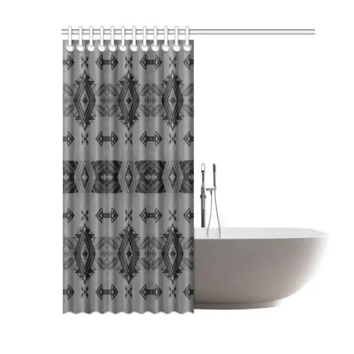 Sovereign Nation Gray Shower Curtain 60"x72"