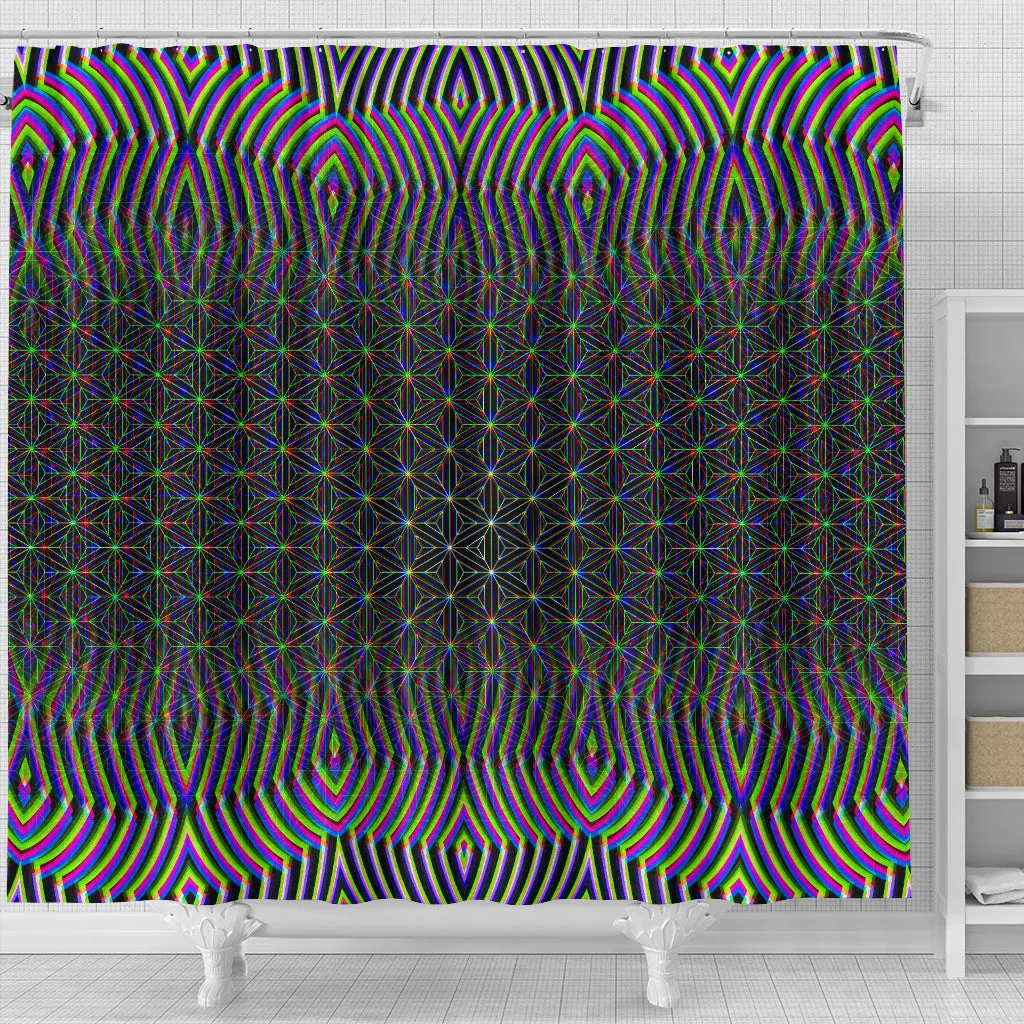 Starflow 02 | Shower Curtain | Hakan Hisim