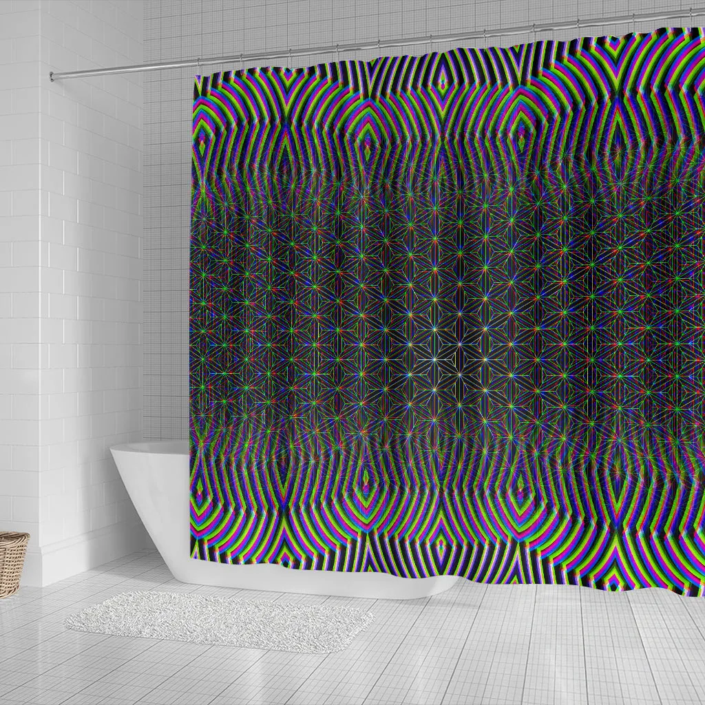 Starflow 02 | Shower Curtain | Hakan Hisim