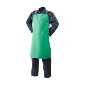 Steiner 9 oz Flame Retardant Cotton Bib Apron - 40" Green 10326