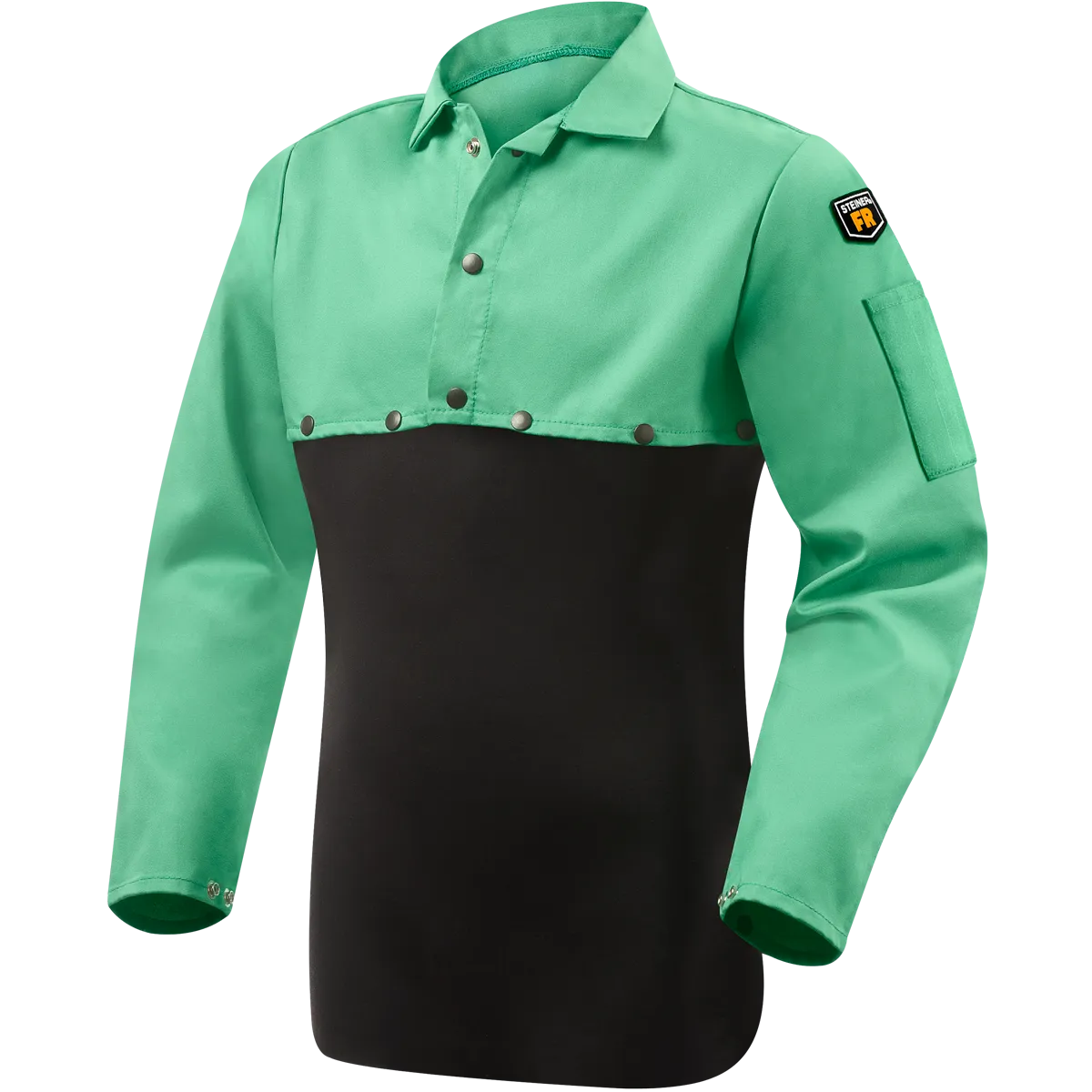 Steiner 9 oz Flame Retardant Cotton Cape Sleeves (Without Bib) - Green 1032