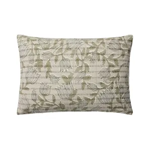 Stoffer Pillow - Natural / Sage