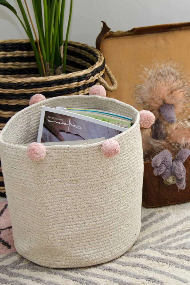 STORAGE BASKET BUBBLY NATURAL - NUDE