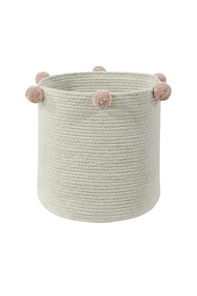 STORAGE BASKET BUBBLY NATURAL - NUDE