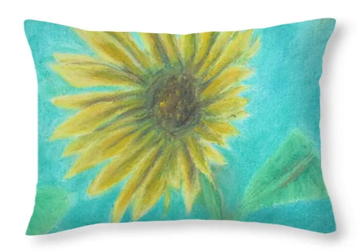 Sunflower Trance ~ Throw Pillow