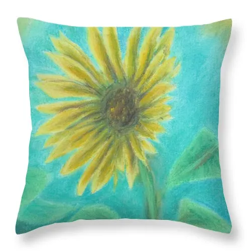 Sunflower Trance ~ Throw Pillow