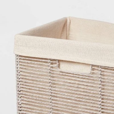 Tapered Corner Hamper Gray - Brightroom