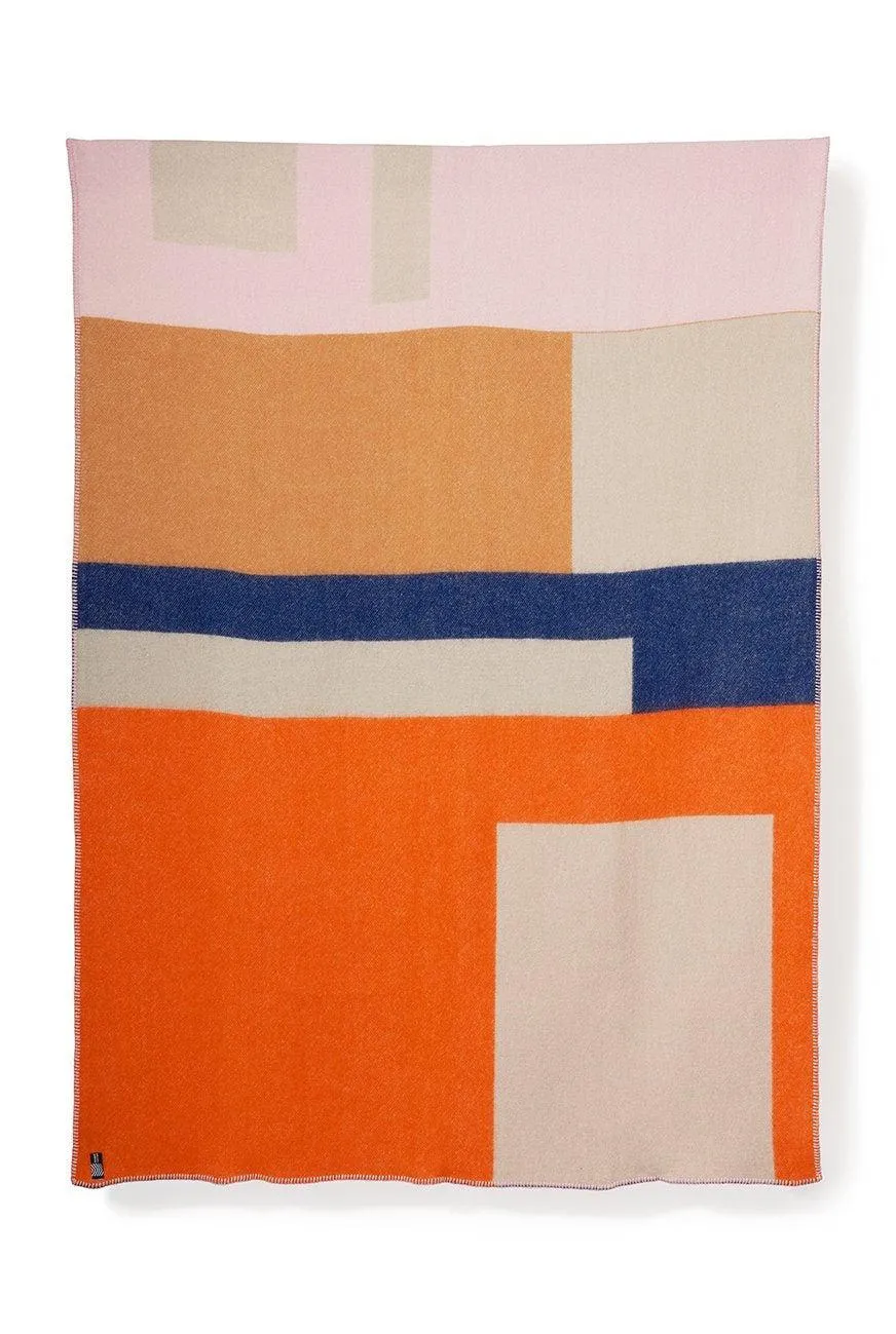 Wool Blanket "Bauhaused 2" by Sophie Probst & Michele Rondelli