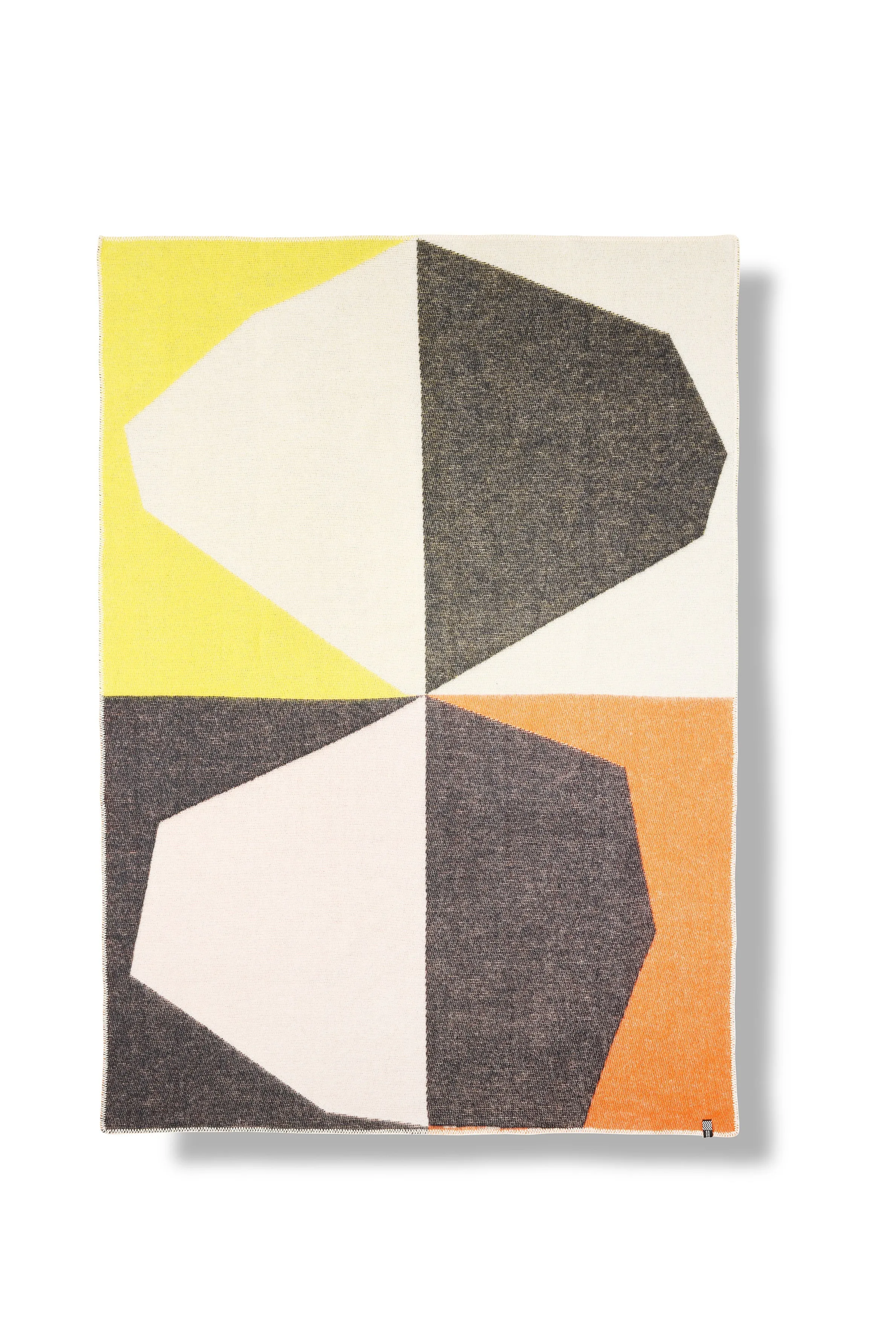 Wool Blanket "Cut Up" by Ulla Pedersen