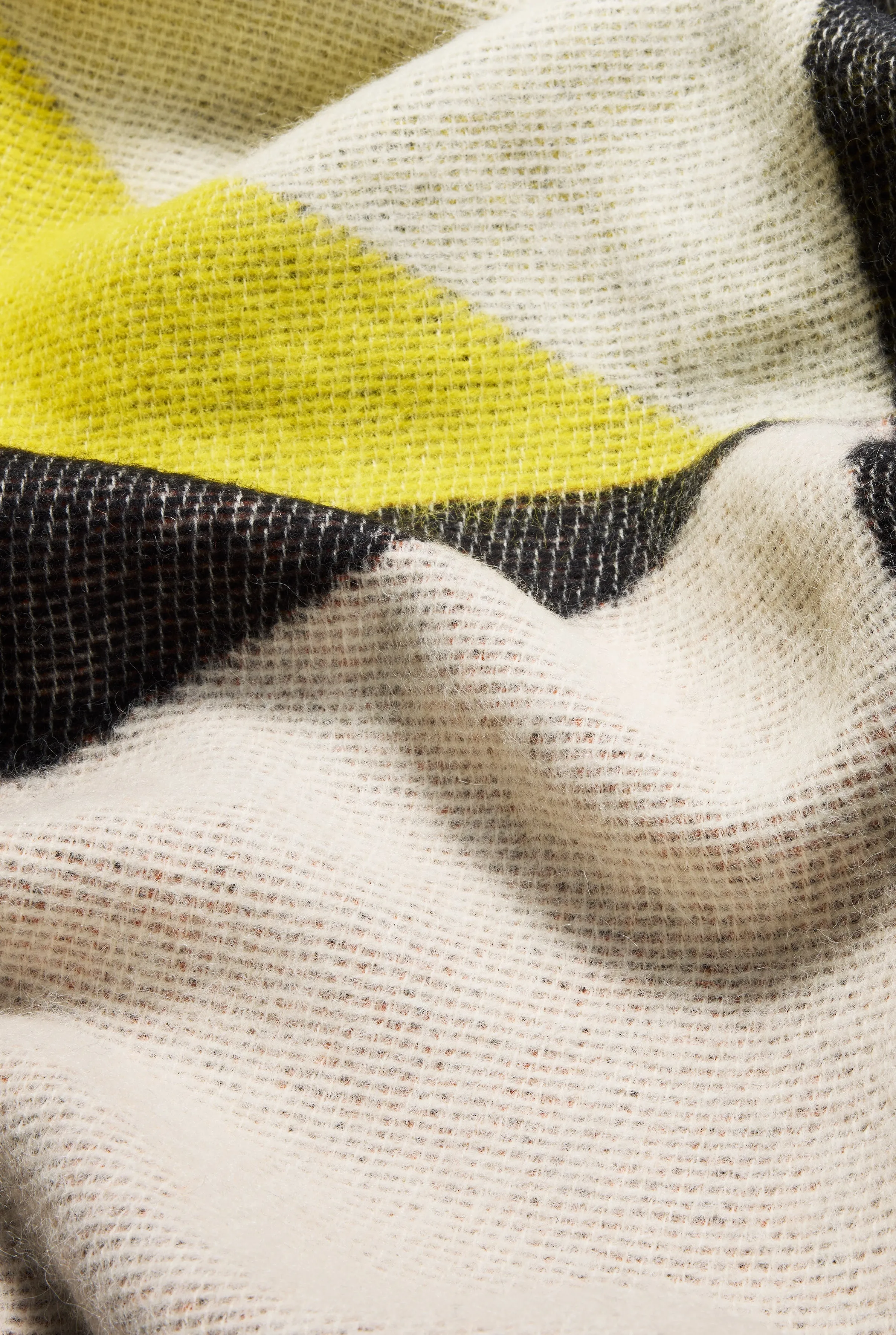 Wool Blanket "Cut Up" by Ulla Pedersen