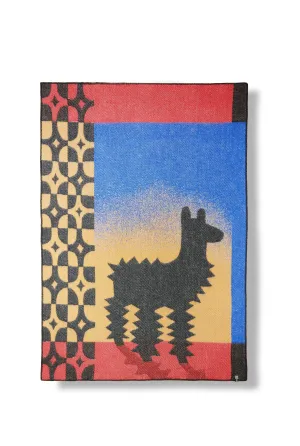 Wool Blanket "Desert Lama" by Bas Steens